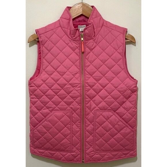 Other - NWT J. CREW CREWCUTS PINK QUILTED VEST, SIZE XL